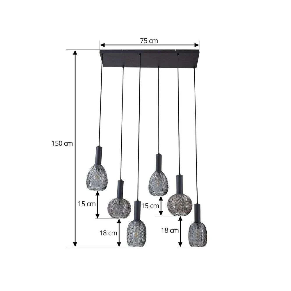B-Ware Lindby Tolli Hängeleuchte Hängelampe Leuchte Lampe Pendelleuchte Pendellampe - 4251911793437