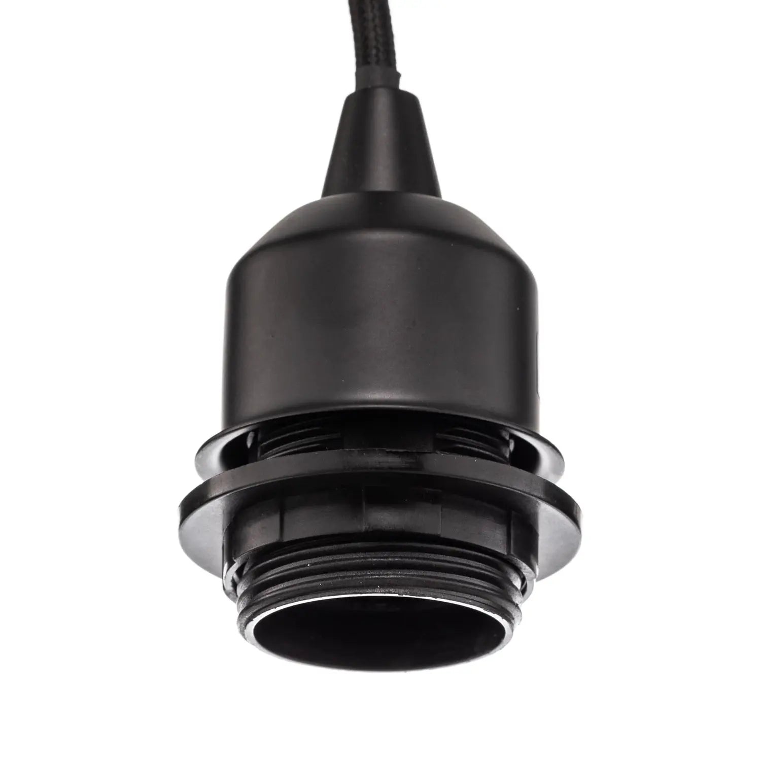 B-Ware Lindby Hängeleuchte Pendelleuchte Tsomo Schwarz Stoff Deckenleuchte E27 Led 40cm - 4251911765441