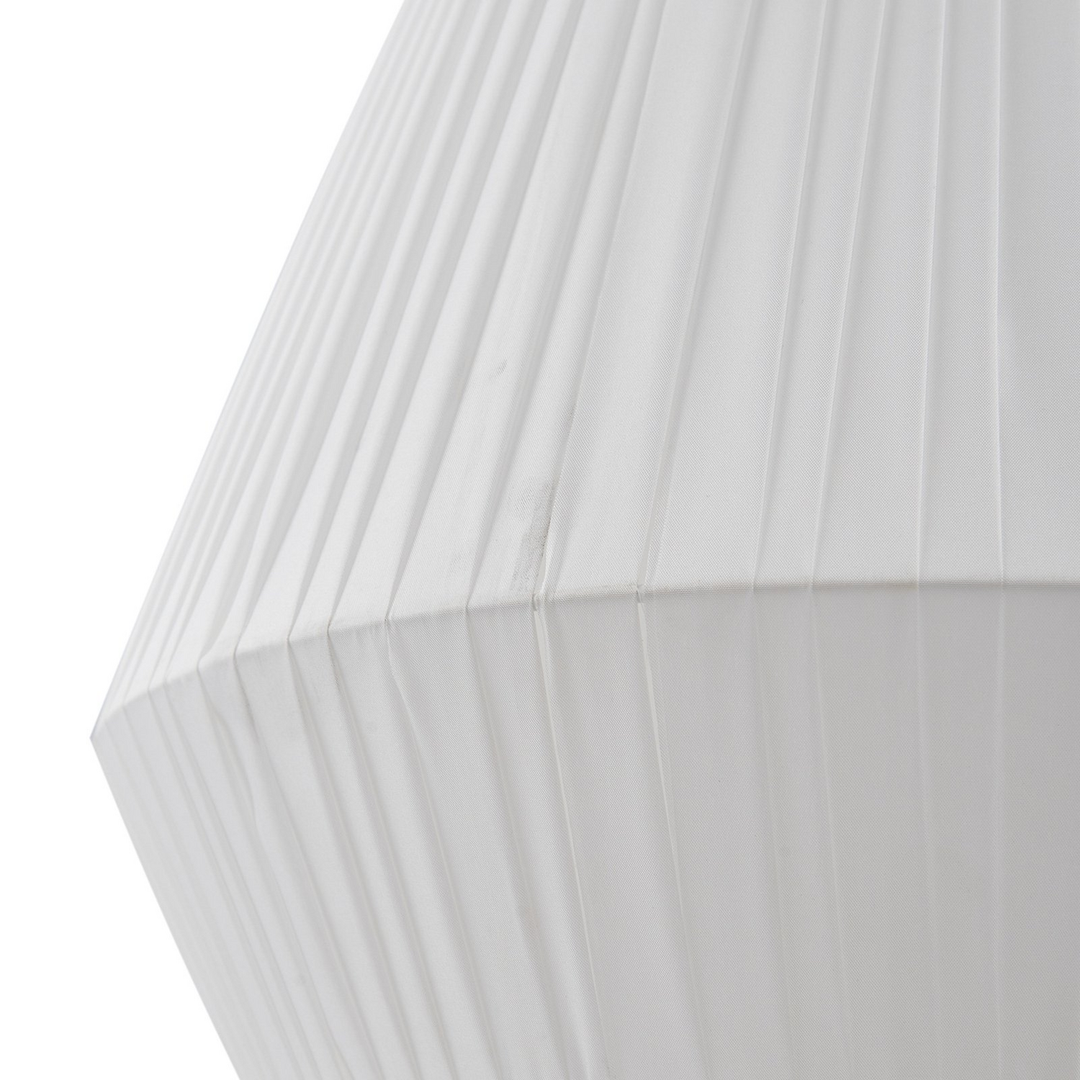 Lindby Hängeleuchte Pendelleuchte Lampe Vitore Textil Weiß 40 Cm Dimmbar E27 B-Ware