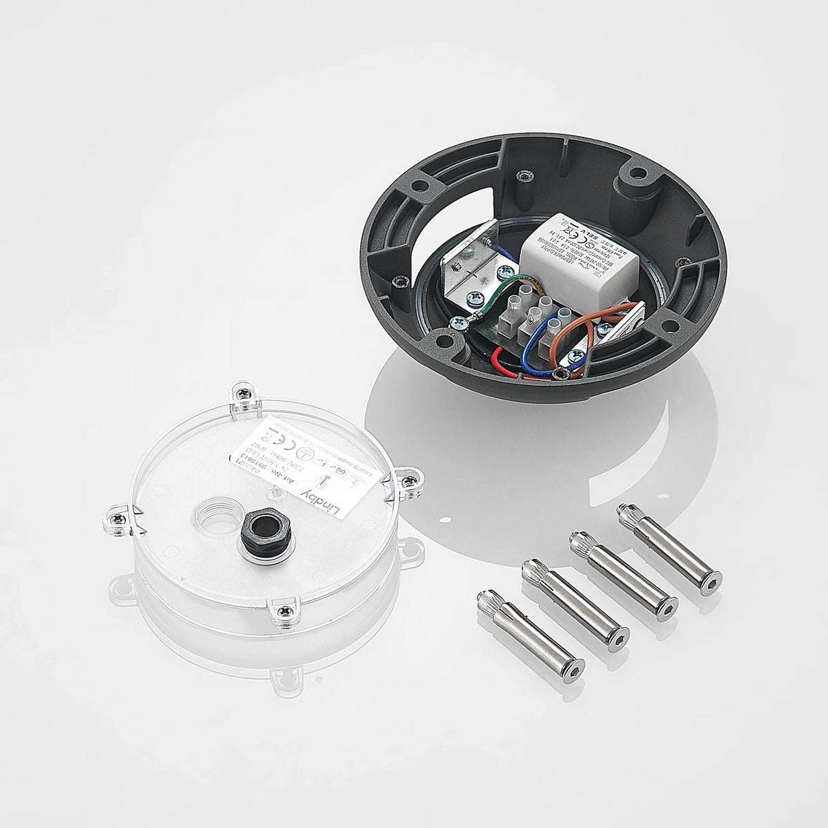 Lindby Bodenstrahler Wegeleuchte LED Strahler dunkelgrau Aluminium Kunststoff - 4251911705973