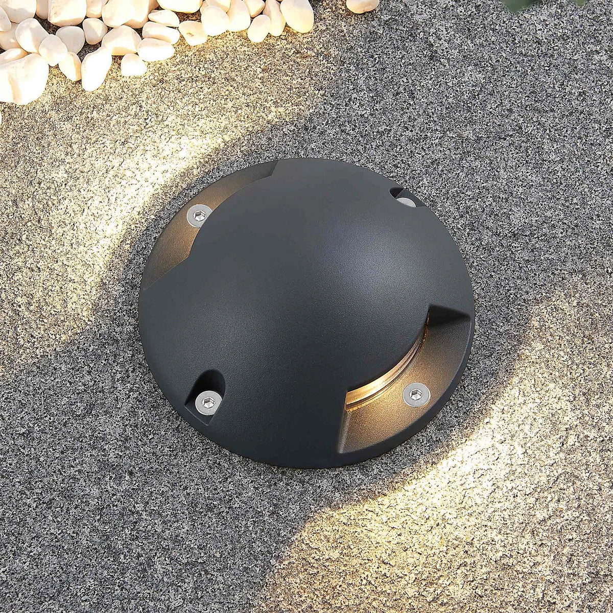 Lindby Bodenstrahler Wegeleuchte LED Strahler dunkelgrau Aluminium Kunststoff - 4251911705973