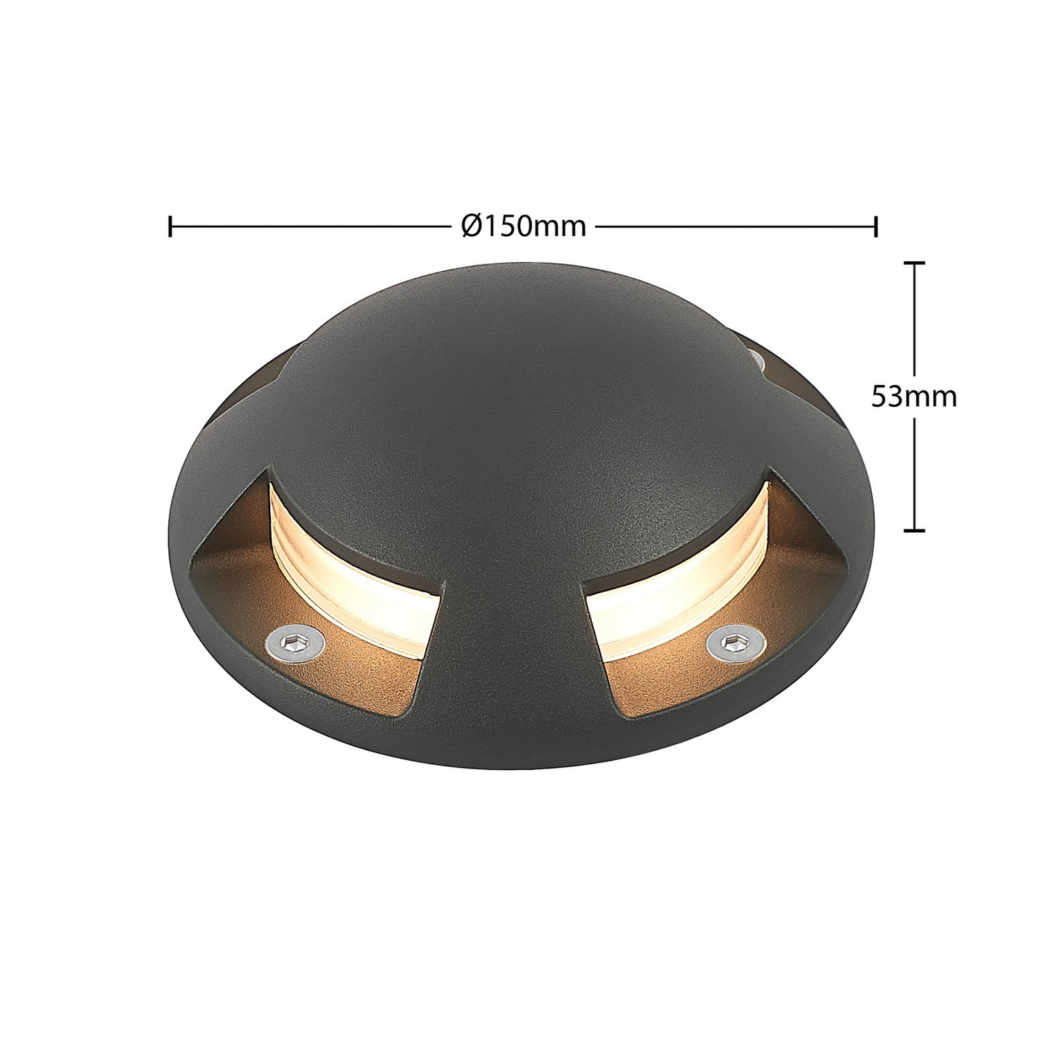 B-Ware Lindby Bodenstrahler Wegeleuchte Led Leuchte Dunkelgrau Aluminium Kunststoff Hub