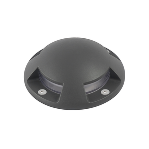 B-Ware Lindby Bodenstrahler Wegeleuchte Led Leuchte Dunkelgrau Aluminium Kunststoff Hub