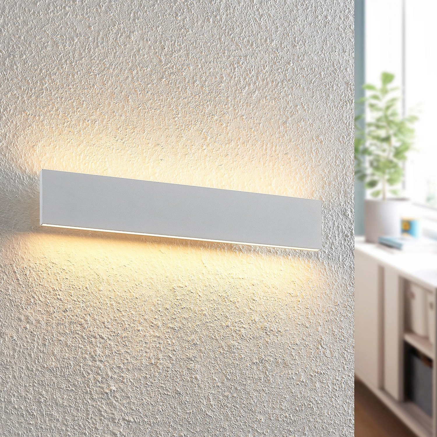 Applique murale LED Lindby Ignazia de catégorie B, éclairage de salon, applique murale LED à 2 lumières, W543 