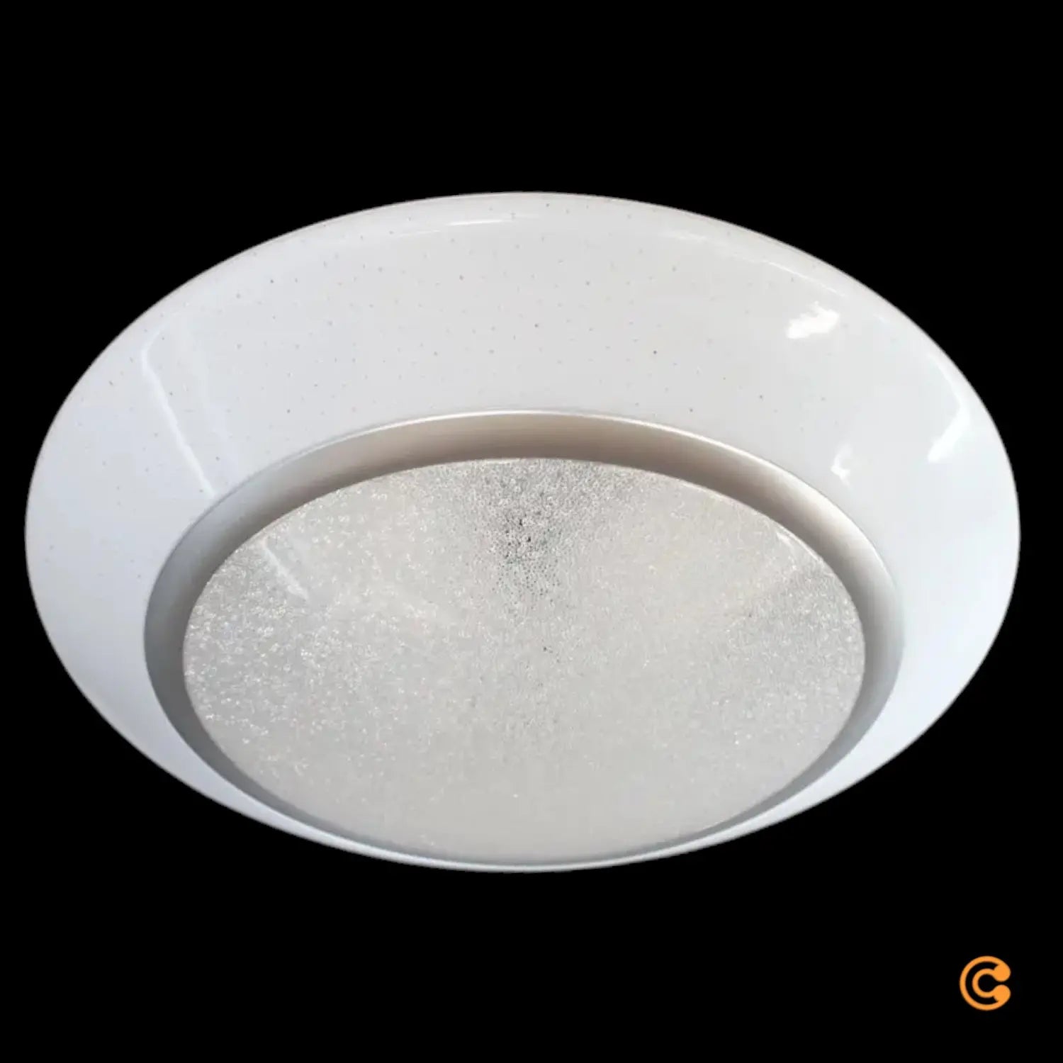 B-Ware Lindby Deckenleuchte Led Leuchte Ilektra Weiß Glitzer Fernbedienung Dimmbar 50cm - 4251911762433