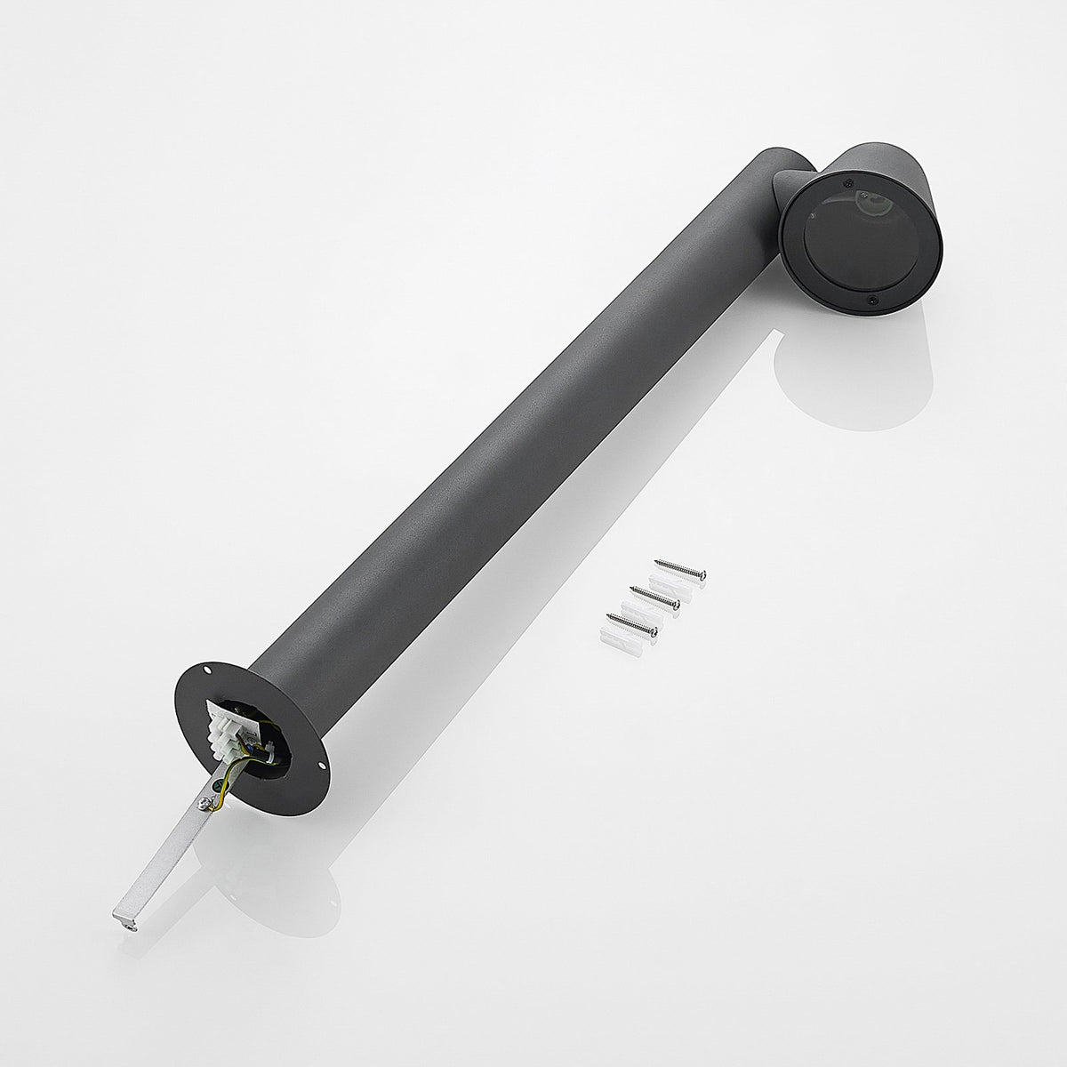 Lindby Ileyna Pollerleuchte Wegeleuchte Gartenleuchte Lampe GU10 Alu dunkelg838 - 4251096594966