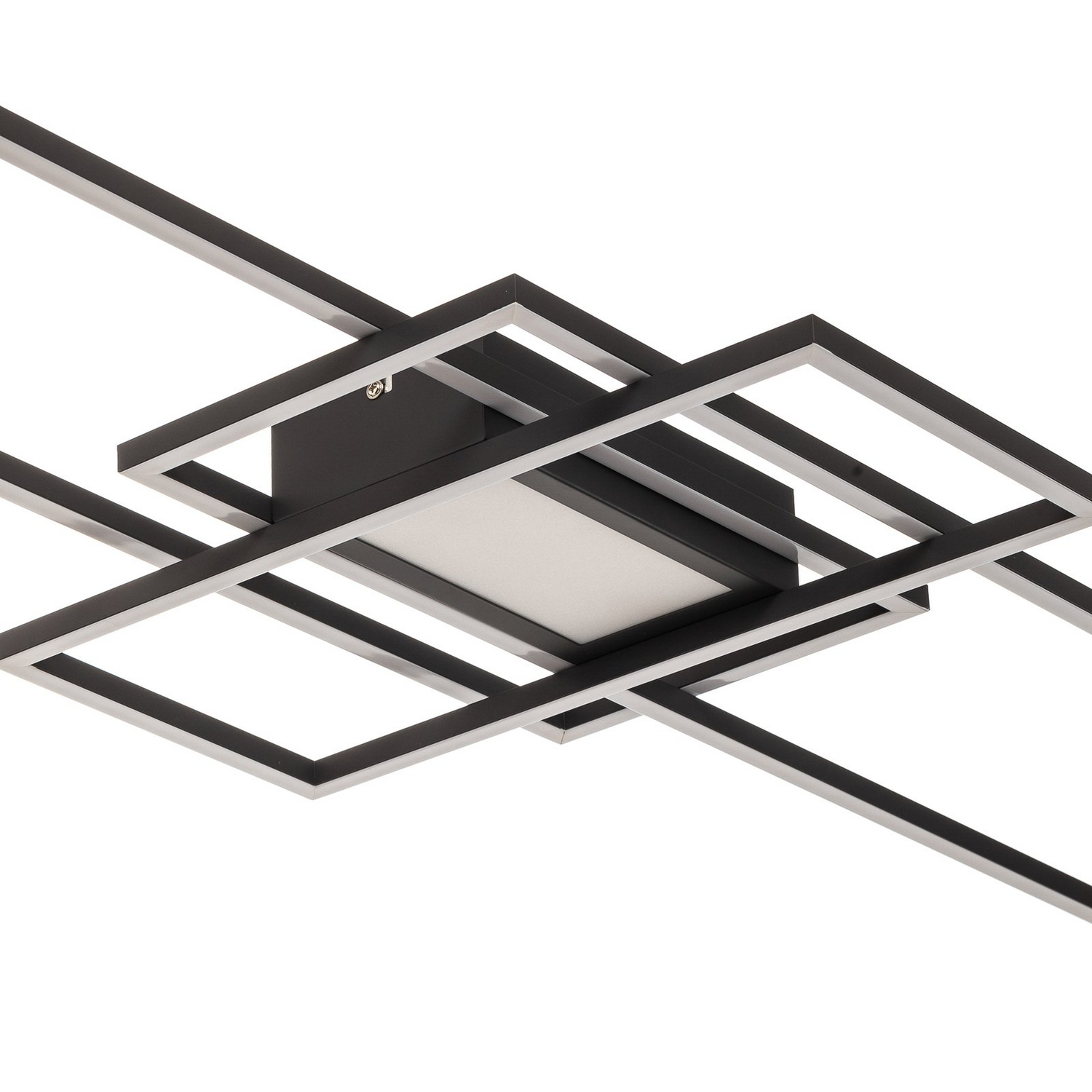 B-Ware Lindby Deckenlampe Deckenleuchte Led Ismera Schwarz Matt Aluminium Kunststoff559 - 4251911721218