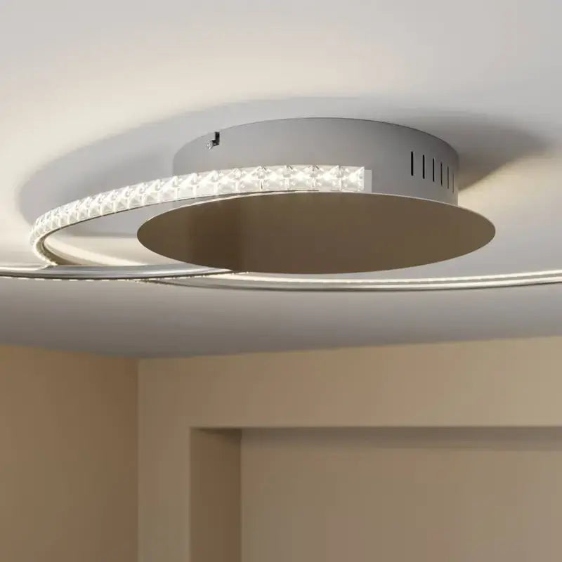 B-Ware Lindby Deckenleuchte Deckenlampe Led Joline Kristall Metall Chrom 3 Stück - 4251096564075