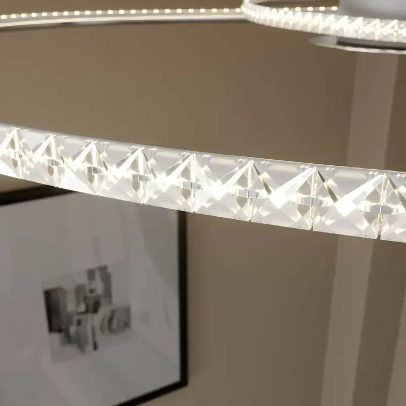 B-Ware Lindby Deckenleuchte Deckenlampe Led Joline Kristall Metall Chrom 3 Stück - 4251096564075