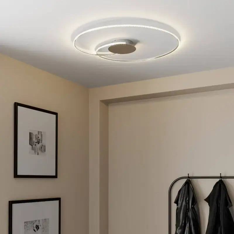 B-Ware Lindby Deckenleuchte Deckenlampe Led Joline Kristall Metall Chrom 3 Stück - 4251096564075