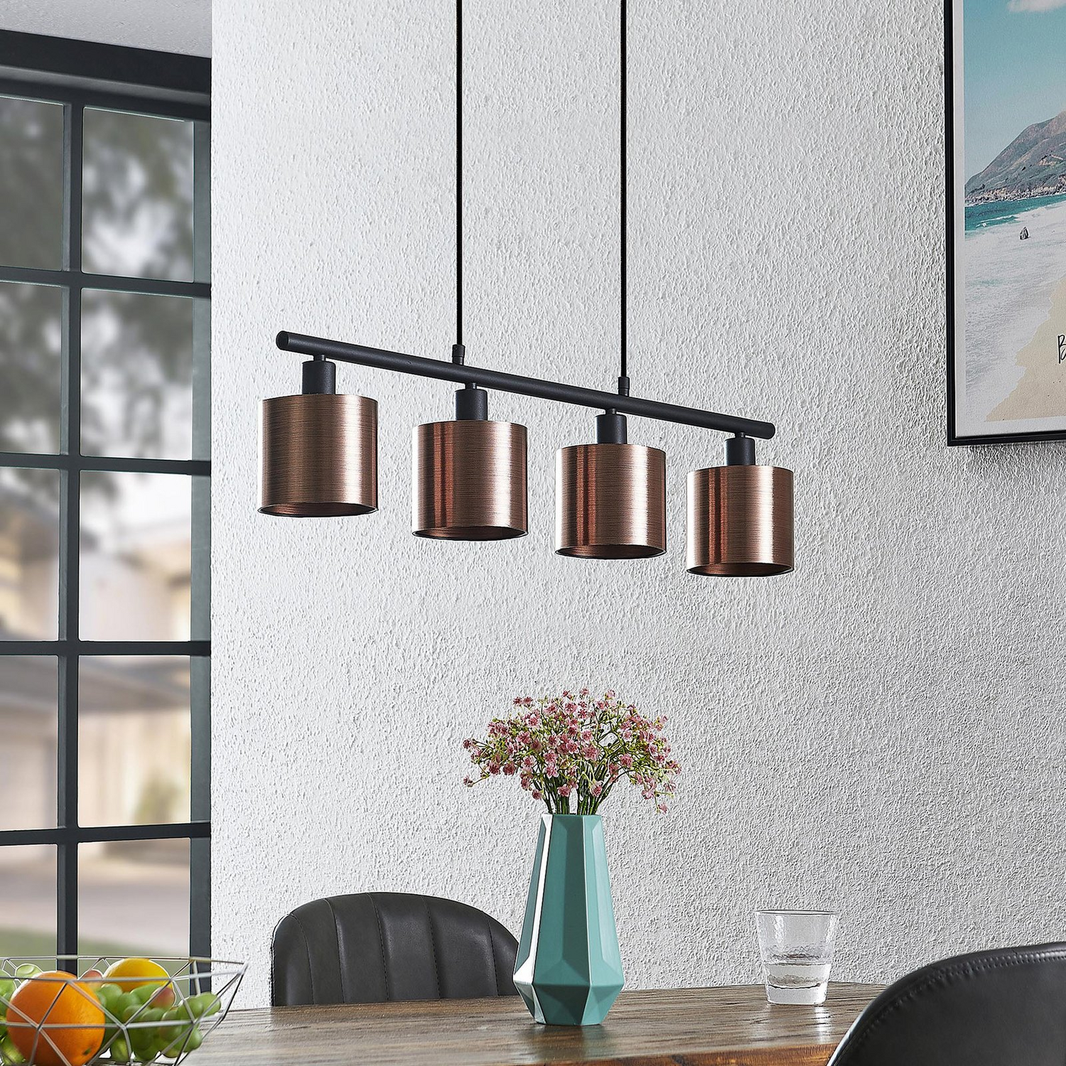 B-Ware Lindby Joudy Pendelleuchte Deckenlampe Hängeleuchte Deckenleuchte Lampe Leuch705