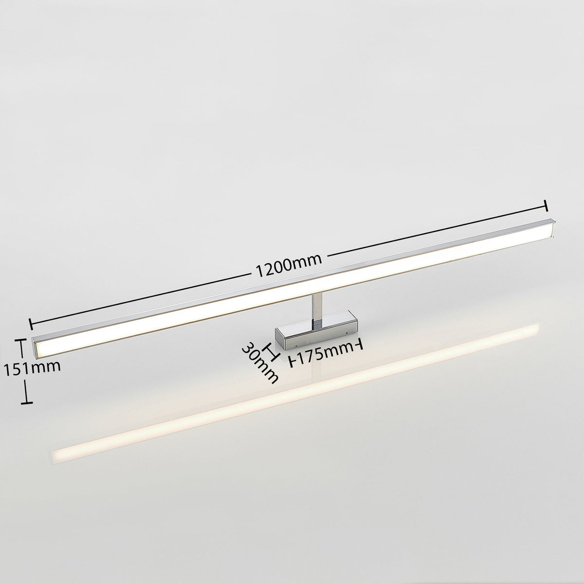 Lindby Jukka LED-Spiegelleuchte Badezimmerleuchte Wandleuchte Deko-Bilderleuc534 - 4251096580648