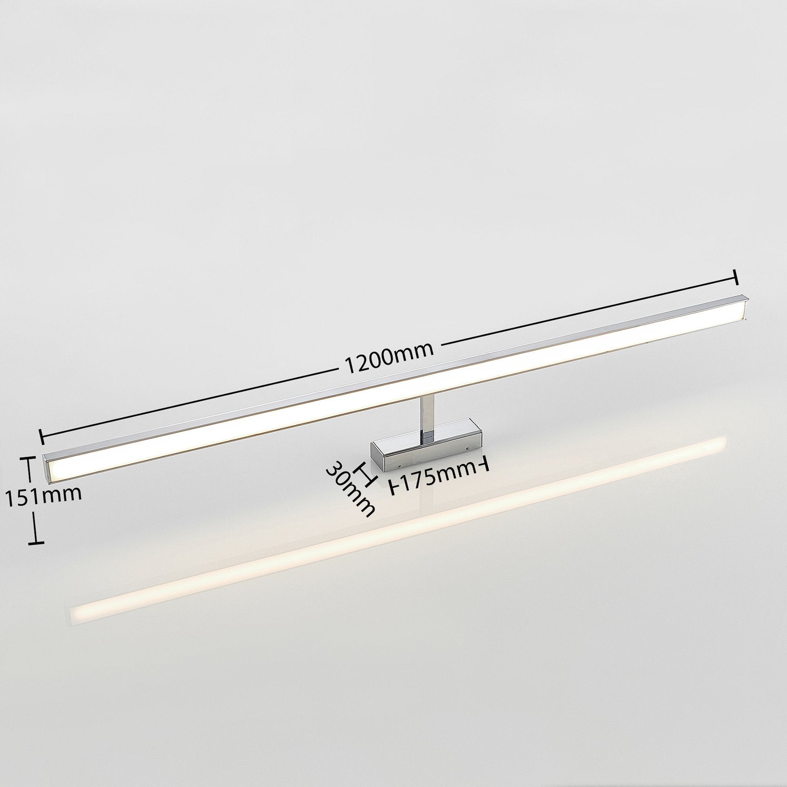Lindby Jukka LED-Spiegelleuchte Badezimmerleuchte Wandleuchte Deko-Bilderleuc534 - 4251096580648