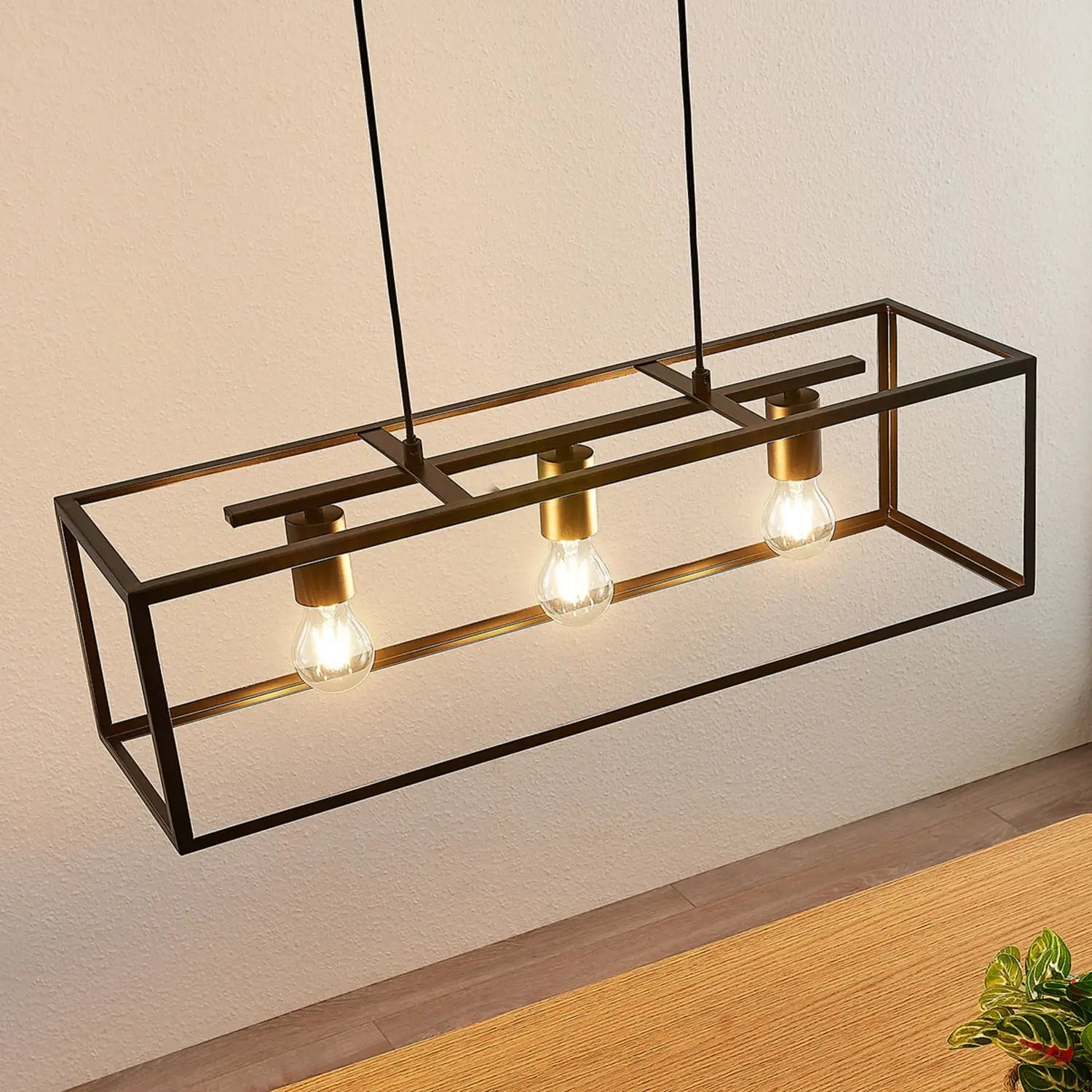Suspension Lindby cage de qualité B, plafonnier Emily, suspension décorative 339