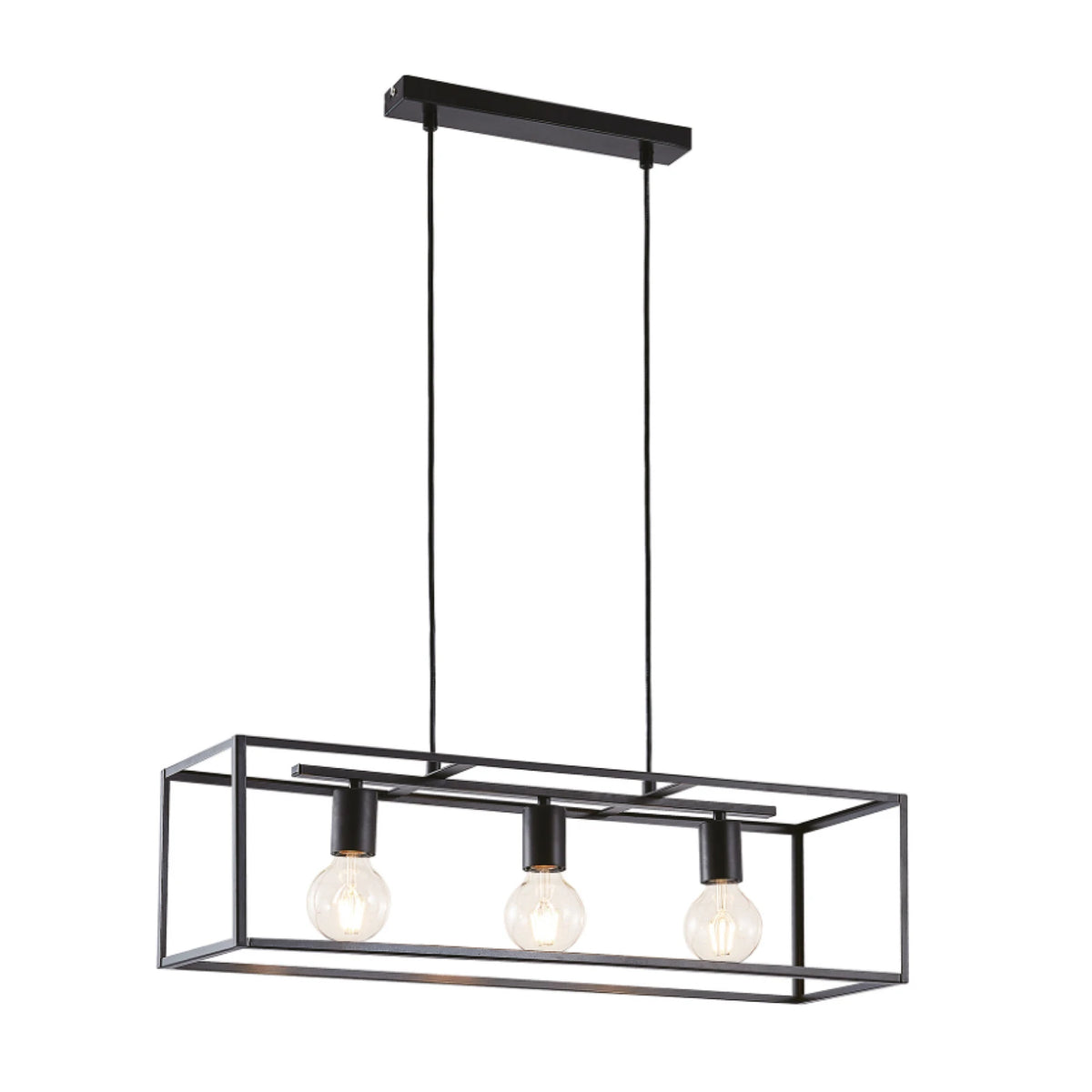 Lindby Hängeleuchte Pendelleuchte Lampe Emily schwarz Esszimmer Leuchte LED918 - 4251096553444