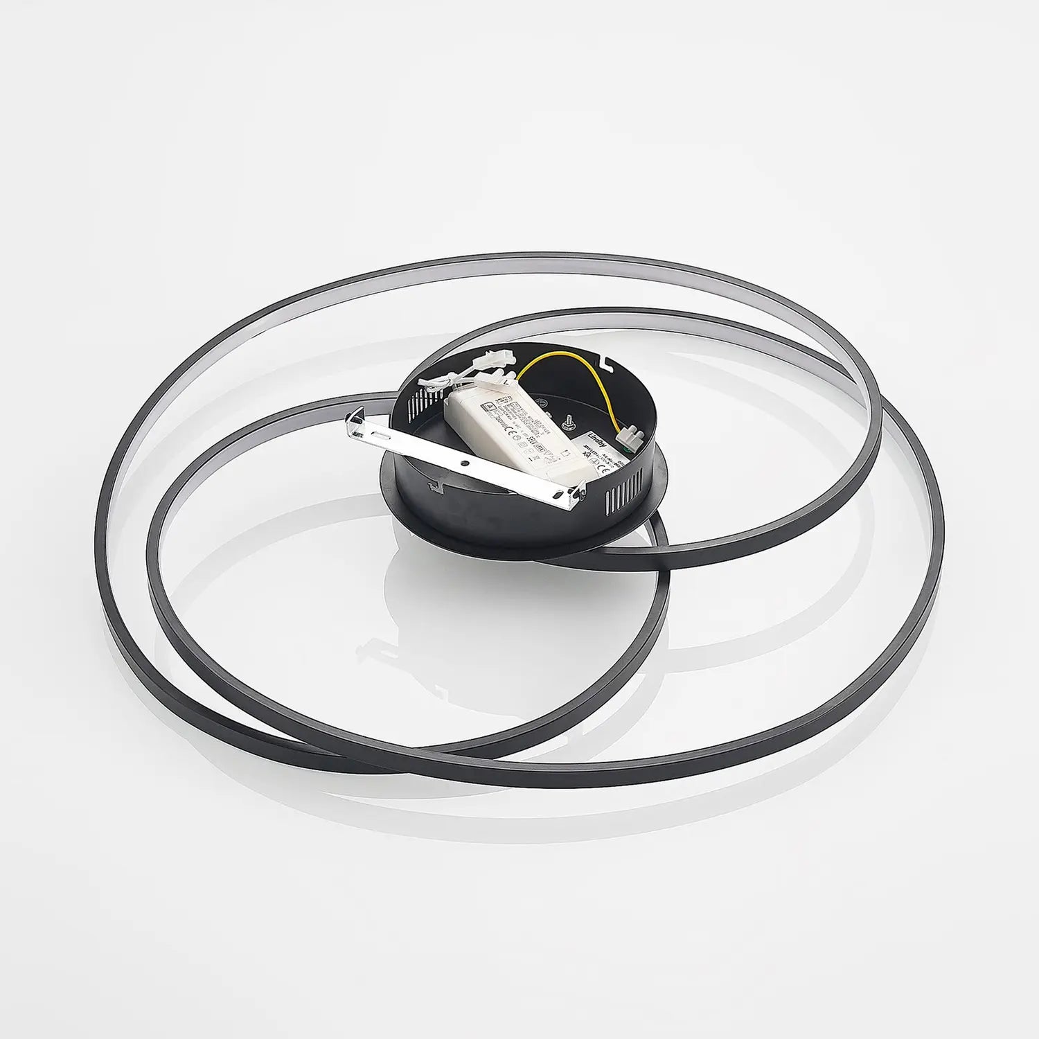 B-Ware Lindby Kateryna Led Deckenlampe Deckenlampe Lampe Leuchte 36 W Schwarz ø 60 Cm