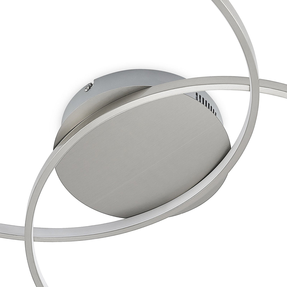 Lindby Kateryna LED-Deckenlampe Deckenlampe Deckenlicht Wohnzimmerlampe nickel - 4251911707359
