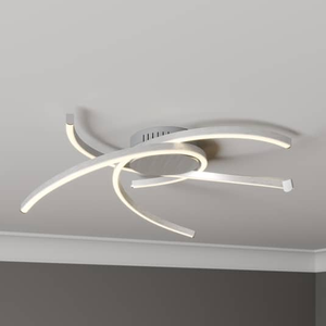 B-Ware Lindby Katris Led Deckenlampe Deckenlampe Lampe Leuchte 19 W Ip20 58 Cm, Alu
