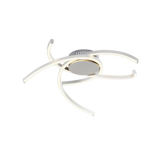 Lindby Katris LED-Deckenlampe Deckenlampe Lampe Leuchte 19W IP20 58 cm, alu - 9639150