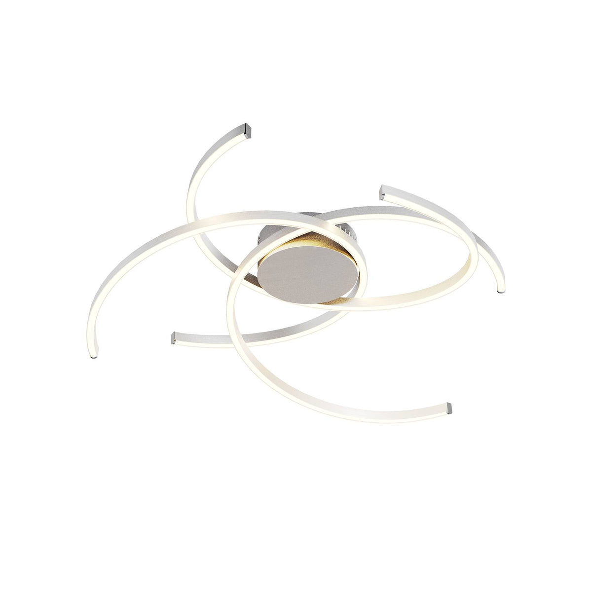 Lindby Deckenleuchte Lampe LED Katris alu dimmbar Eisen Aluminium Kunststoff - 4251096563863