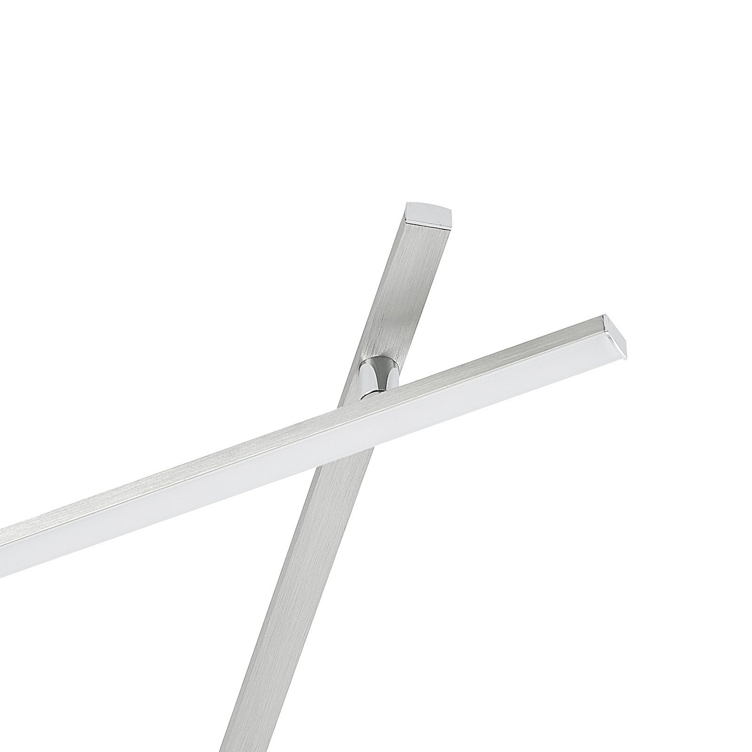 B-Ware Lindby Deckenleuchte Deckenlampe Led Kerem Nickel Stahl Wohnzimmer Schlafzimmer