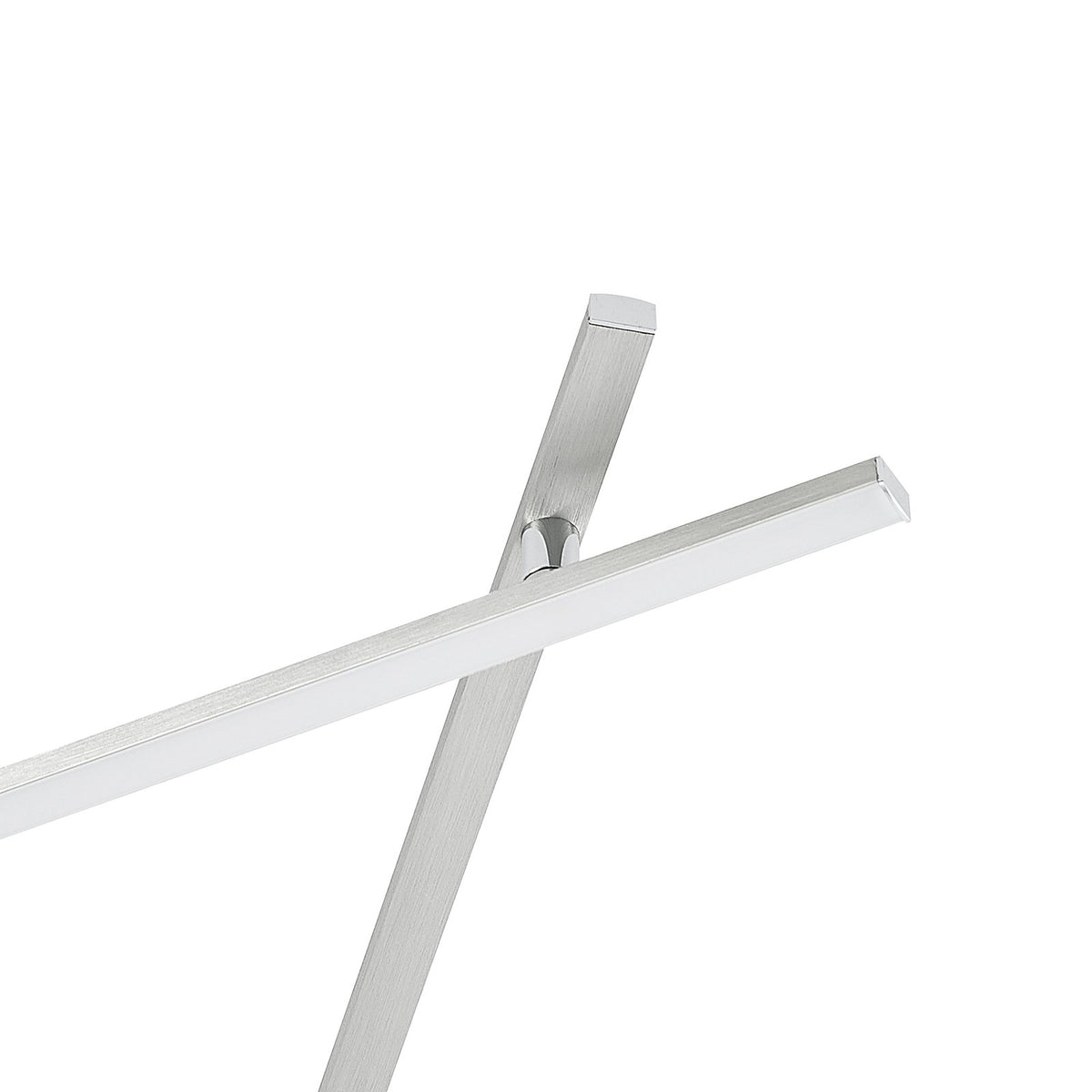 Lindby Deckenleuchte Deckenlampe LED Kerem Nickel Stahl Wohnzimmer Schlafzimmer - 4251096595604
