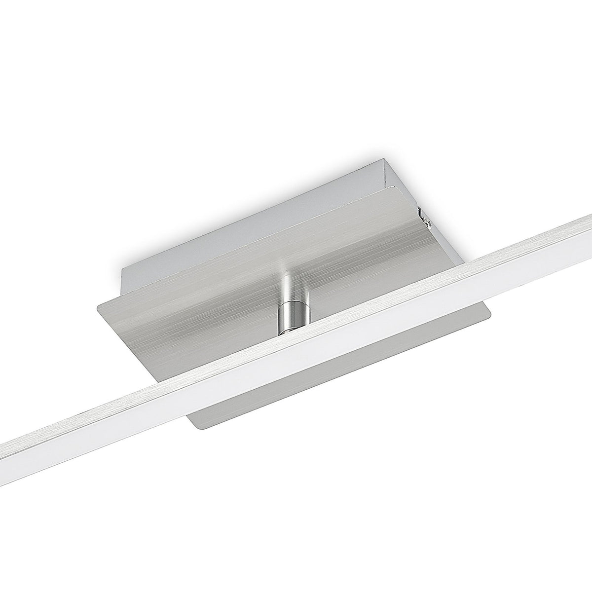 Lindby Deckenleuchte Deckenlampe LED Kerem Nickel Stahl Wohnzimmer Schlafzimmer - 4251096595604