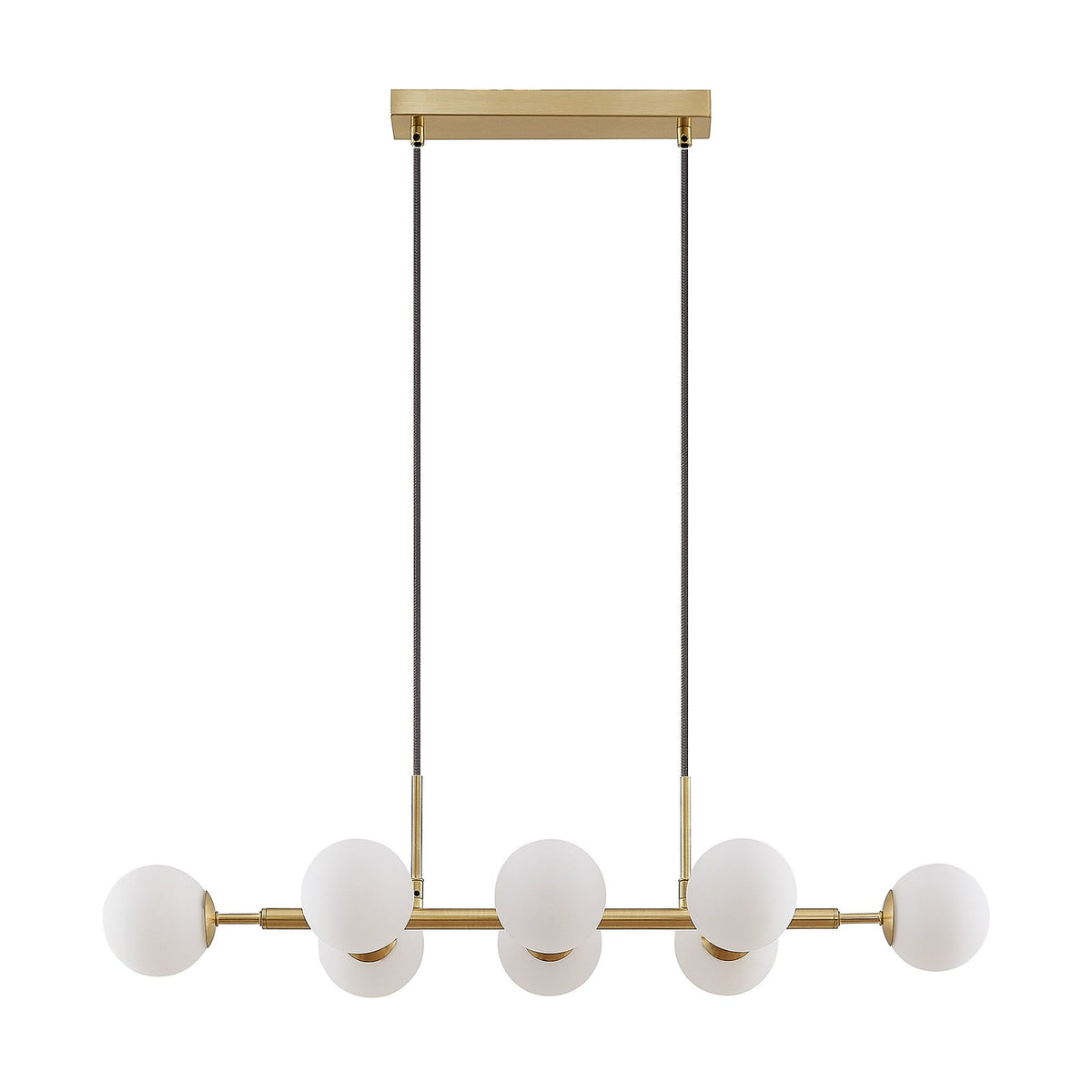 Lindby Kiamo Hängeleuchte Pendelleuchte Deckenlampe Leuchte Glasschirme opal838 - 4251911736328
