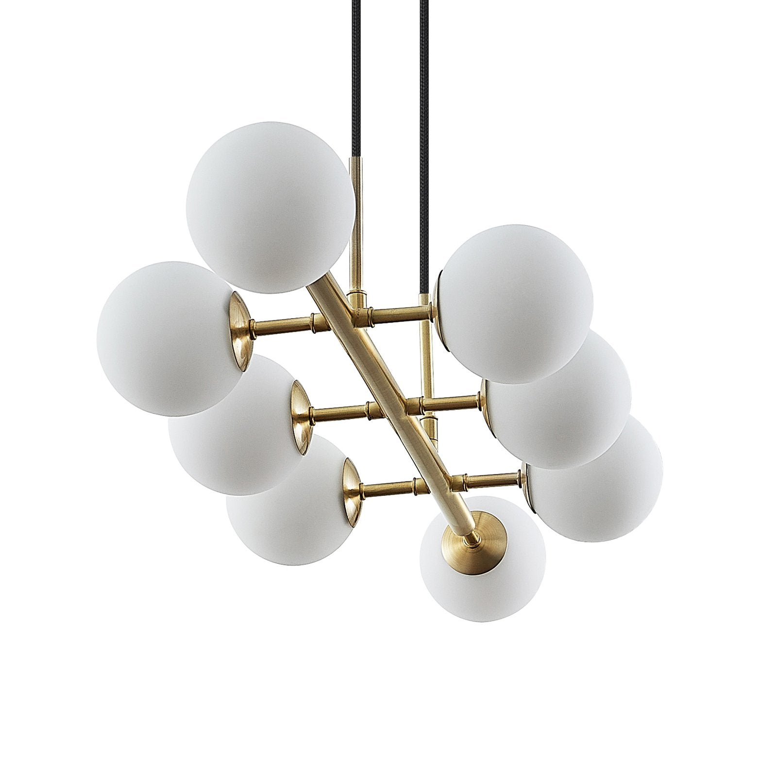 Lindby Kiamo Hängeleuchte Pendelleuchte Deckenlampe Leuchte Glasschirme opal838 - 4251911736328