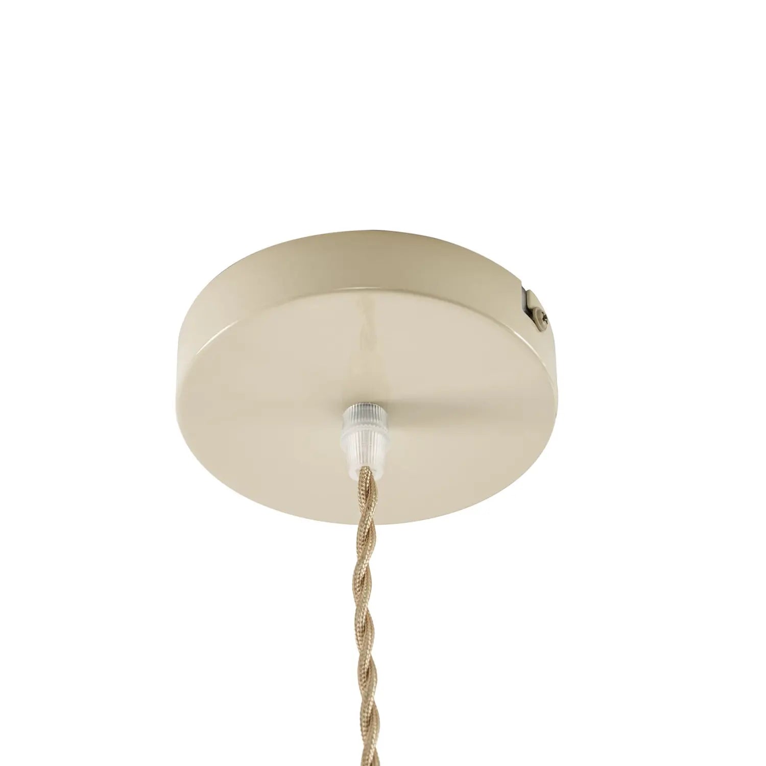 B-Ware Lindby Hängeleuchte Pendelleuchte Kinderzimmer Aeris Textil Rattan Beige - 4255830911323