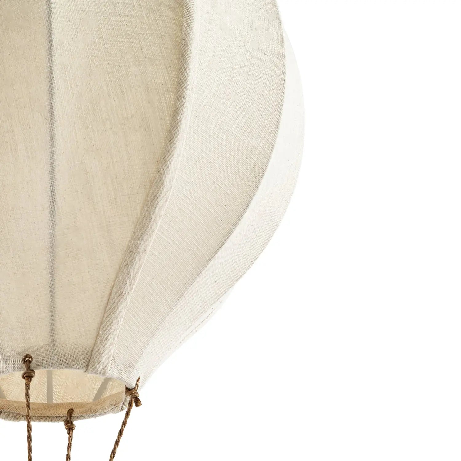 B-Ware Lindby Hängeleuchte Pendelleuchte Kinderzimmer Aeris Textil Rattan Beige - 4255830911323