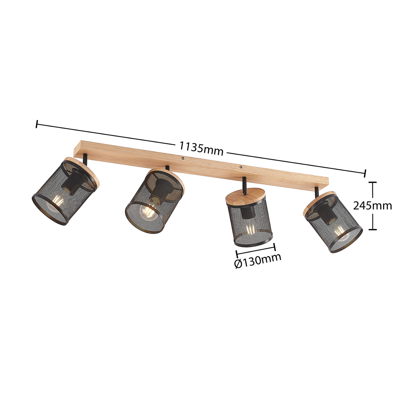 Spot de plafond Lindby Kiriya de qualité B, lampe de plafond, luminaire
