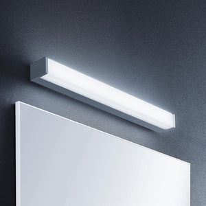 B-Ware Lindby Klea LED-Badezimmerleuchte 60 cm weiß Chrom Spiegelleuchte Badlampe Lampe