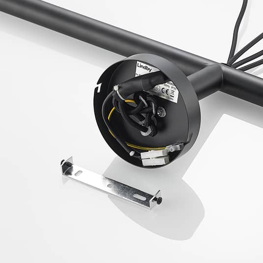 Lindby Kravos Hängelampe Hängeleuchte Pendelleuchte Deckenlampe Leuchte schwarz - 4251096585513