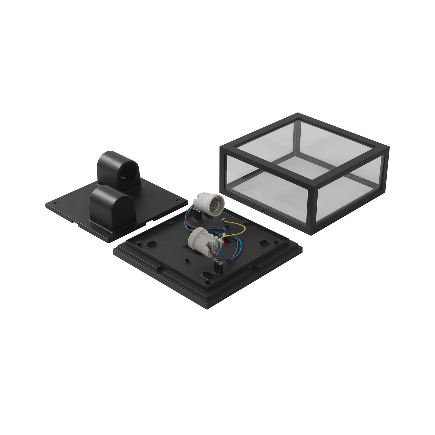 B-Ware Lindby Kremena Außen Deckenleuchte Deckenlampe Deckenlicht Leuchte Lampe Schwarz - 4251911772227