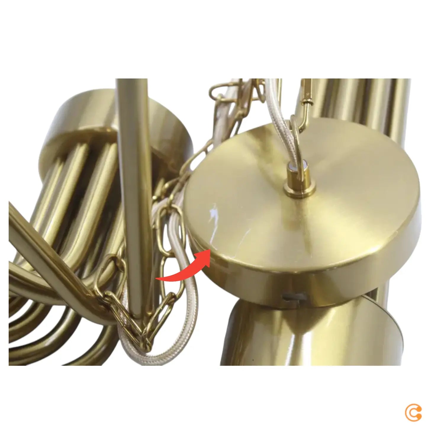 Lindby Elanova Kronleuchter Deckenleuchte Deckenlampe Lampe Siehe Text/Foto B-Ware - 4251911745856