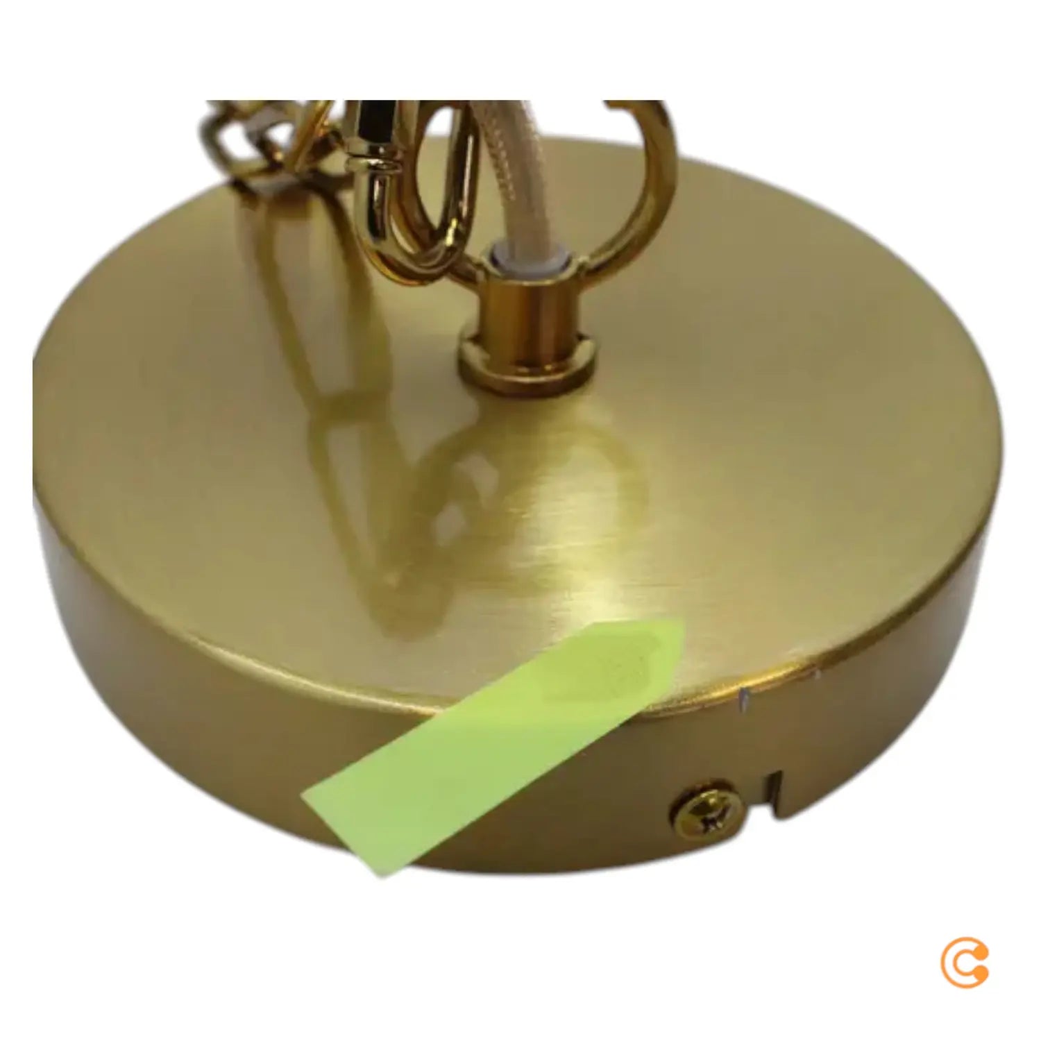 C-Ware Lindby Elanova Kronleuchter 6flg Pendelleuchte Lampe Messing Led Siehe Text/Foto