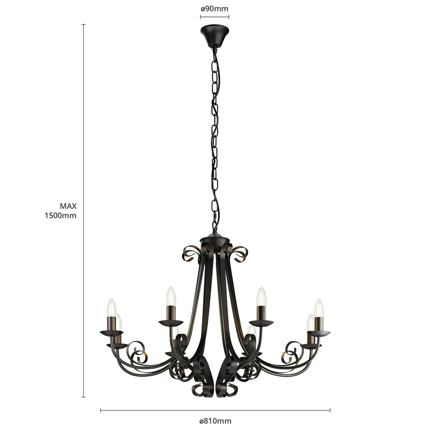 B-Ware Lindby Scaleria Kronleuchter Hängeleuchte Deckenlampe Pendelleuchte Siehe Text - 4251096578263