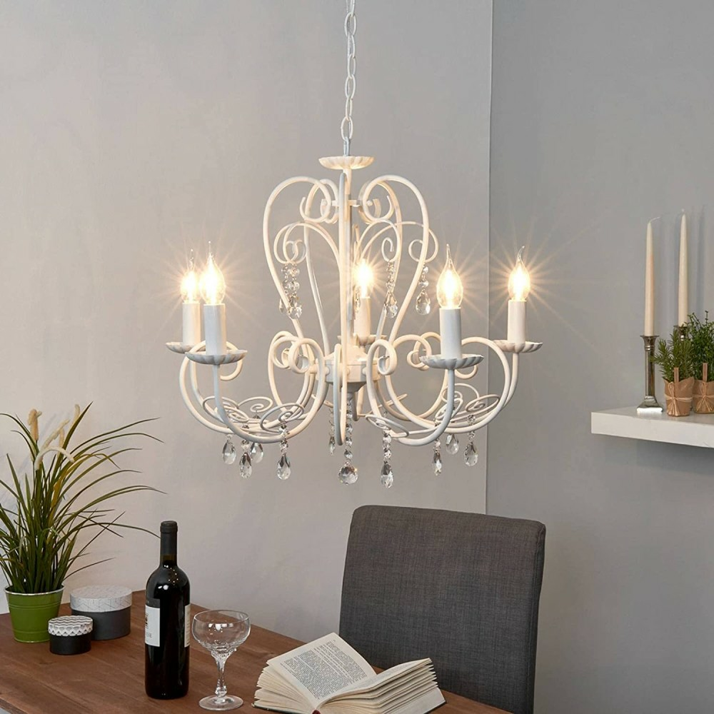 B-Ware Lindby Kronleuchter Sophina Deckenlampe Hängeleuchte Pendelleuchte 5 Flmg E14 - 4251096525724