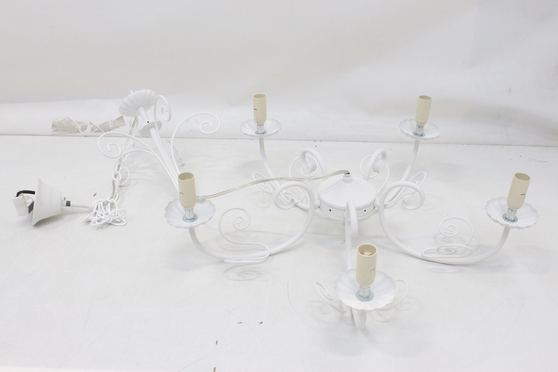 B-Ware Lindby Kronleuchter Sophina Deckenlampe Hängeleuchte Pendelleuchte 5 Flmg E14 - 4251096525724