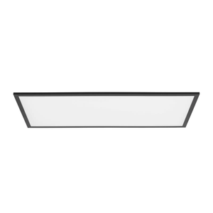 B-Ware Lindby Panel Deckenleuchte Led Lampe Rechteck Schwarz Aluminium Kunststoff 80 Cm