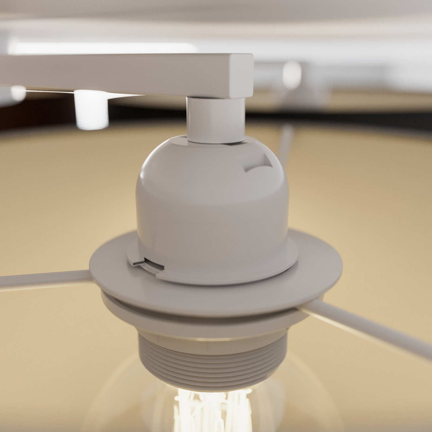 B-Ware Lindby Laurenz Deckenlampe Deckenleuchte Lampe Leuchte 5 Flammig 90cm Rot G609