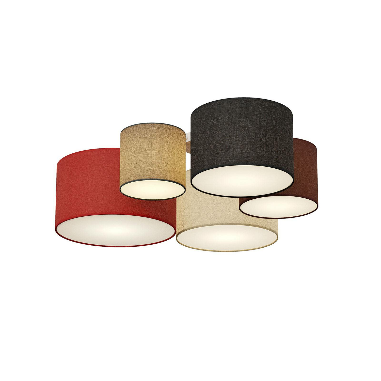 B-Ware Lindby Laurenz Deckenlampe Deckenlampe Lampe Wohnzimmerlampe 5 Fl. E27 Bunt - 4251096585384