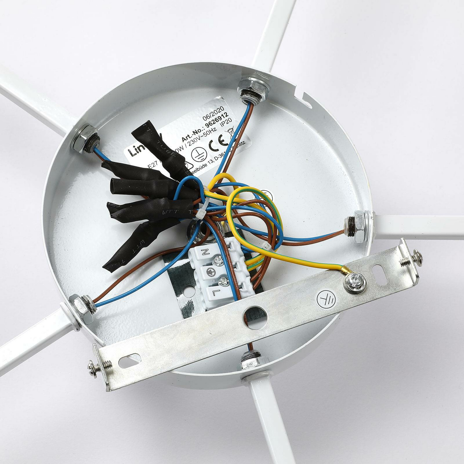 B-Ware Lindby Laurenz Deckenlampe Deckenlampe Lampe Wohnzimmerlampe 5 Fl. E27 Bunt - 4251096585384