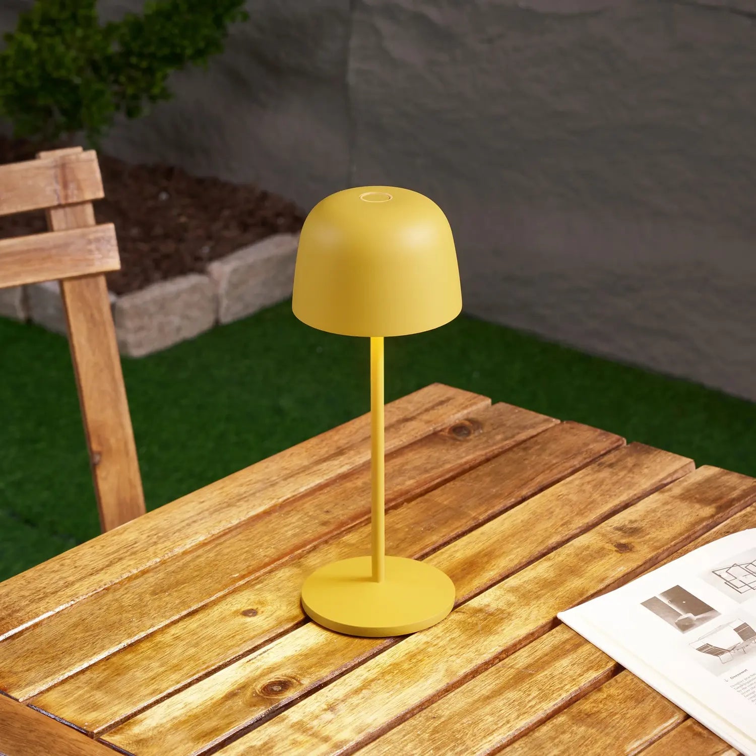 B-Ware Lindby Tischleuchte Lampe Led Akku Arietty Gelb Dimmbar 27,5 Cm Ip65 Usb 2 Stück - 4251911764062