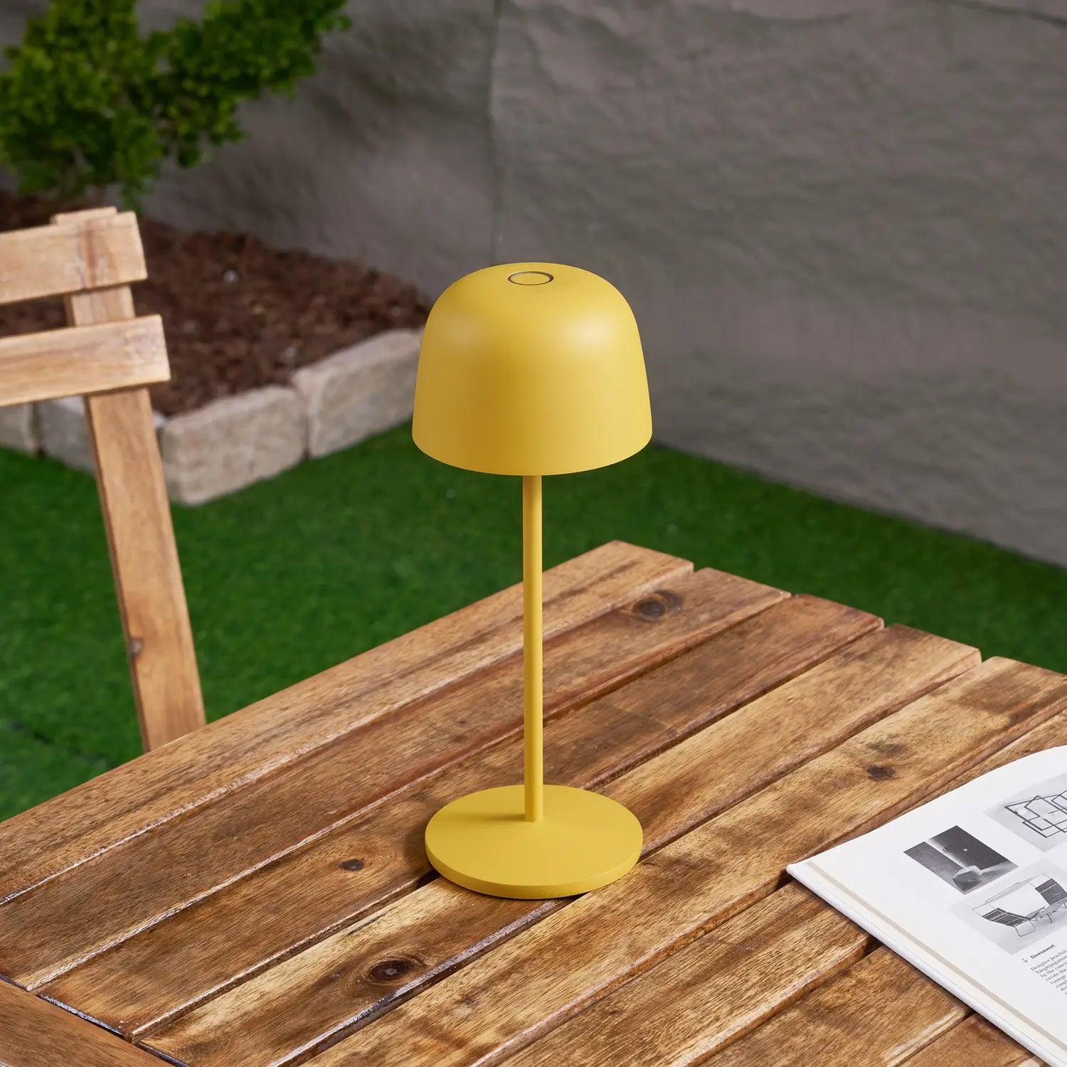 B-Ware Lindby Tischleuchte Lampe Led Akku Arietty Gelb Dimmbar 27,5 Cm Ip65 Usb 2 Stück - 4251911764062