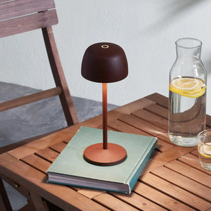 B-Ware Lindby Tischleuchte Lampe Led Akku Arietty Rostbraun Dimmbar Ip65 2 Stück