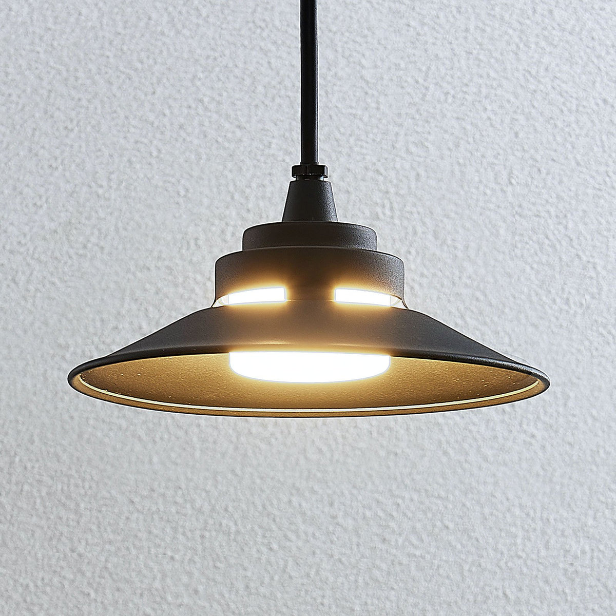 Lindby Außenhängeleuchte Pendellampe LED Cassia dunkelgrau Außenbereich631 - 4251096562910