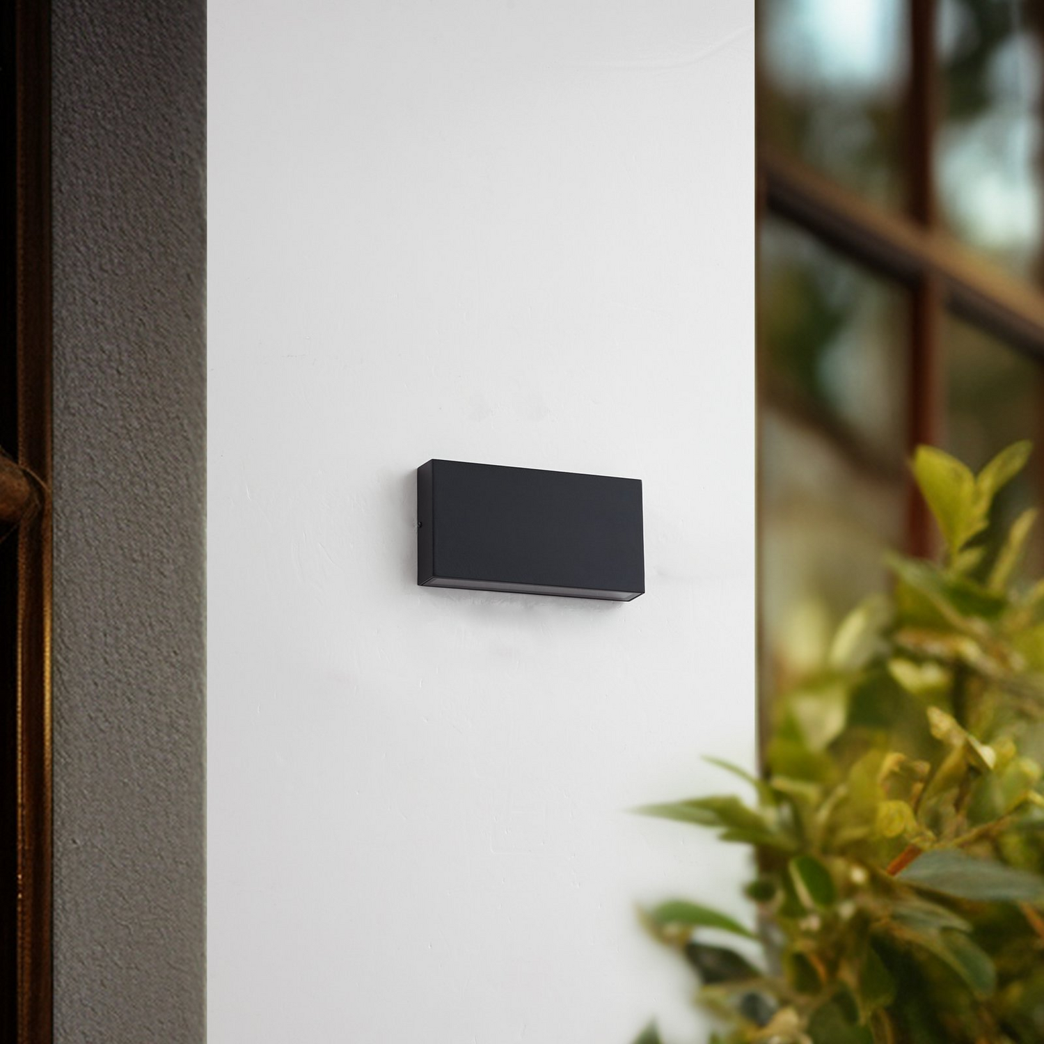 B-Ware Lindby Led Außenwandlampe Leuchte Jarte Schwarz Metall Ip54 3 Stück - 4251911799149