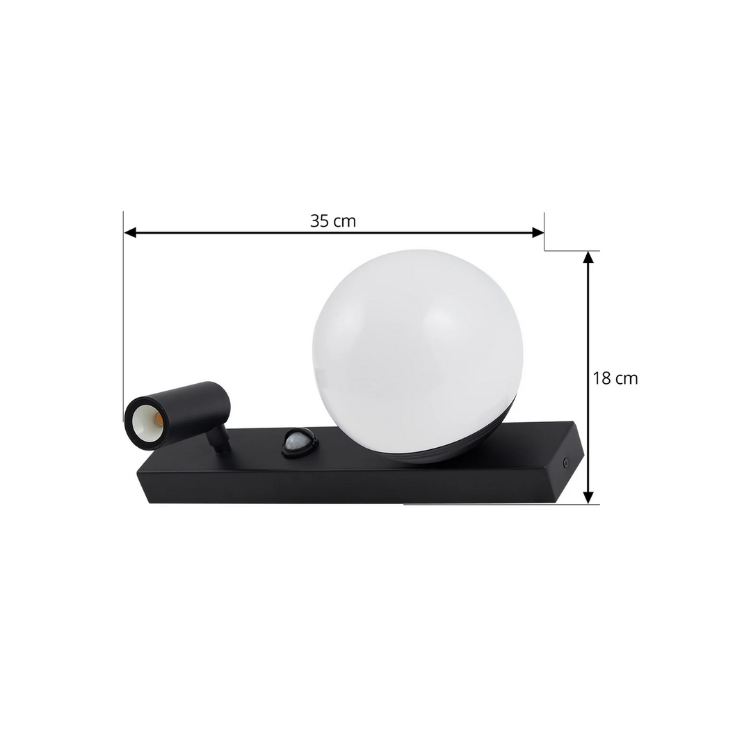 Lindby Led Außenwandlampe Larcie Wandlampe Wandleuchte 35 Cm  2 Flg. Alu, Sensor B-Ware - 4251911786149